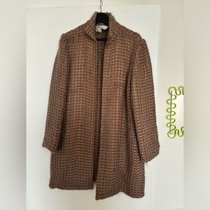 Vintage Brown Sweater Jacket